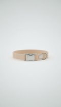 Sand Beige Minimalist Cat Collar